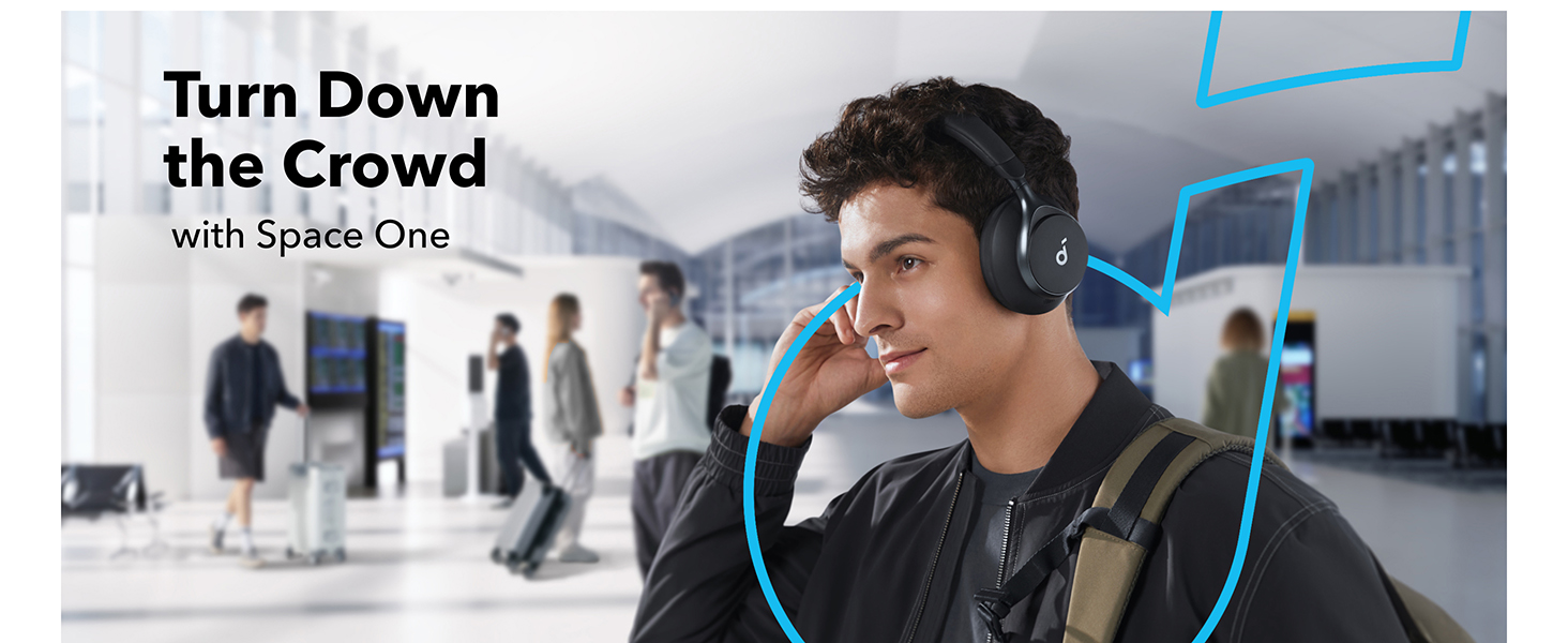 Space One Active Noise Cancelling Headphones - soundcore US